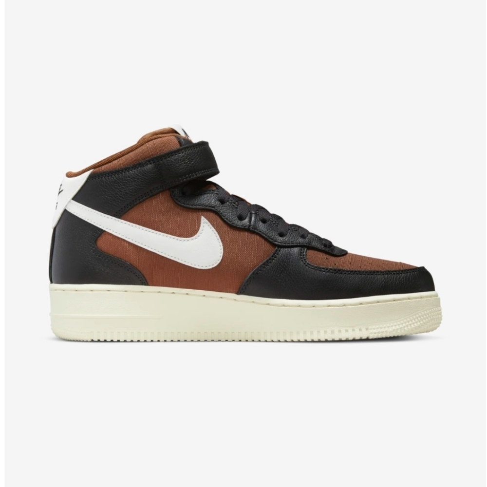 Nike Air Force 1 Mid Off-Noir and Pecan M 6/W 7.5